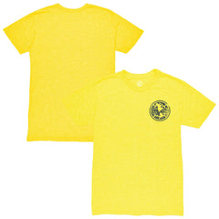 Club America 1863FC Left Mono Badge Vintage Tri-Blend T-Shirt - Yellow discount