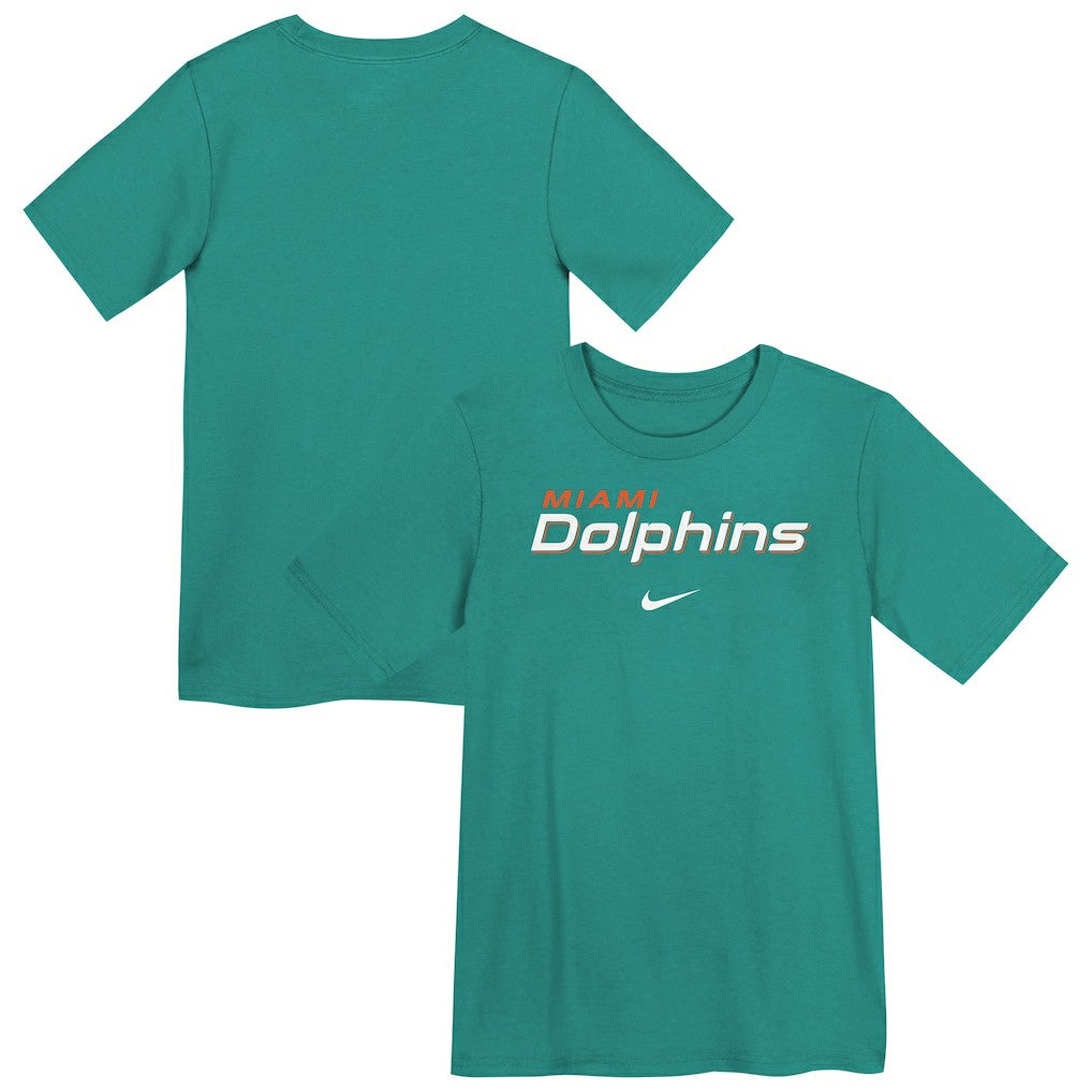 Miami Dolphins Preschool Wordmark T-Shirt - Aqua discount