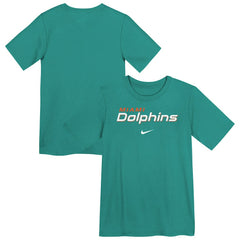 Miami Dolphins Preschool Wordmark T-Shirt - Aqua discount
