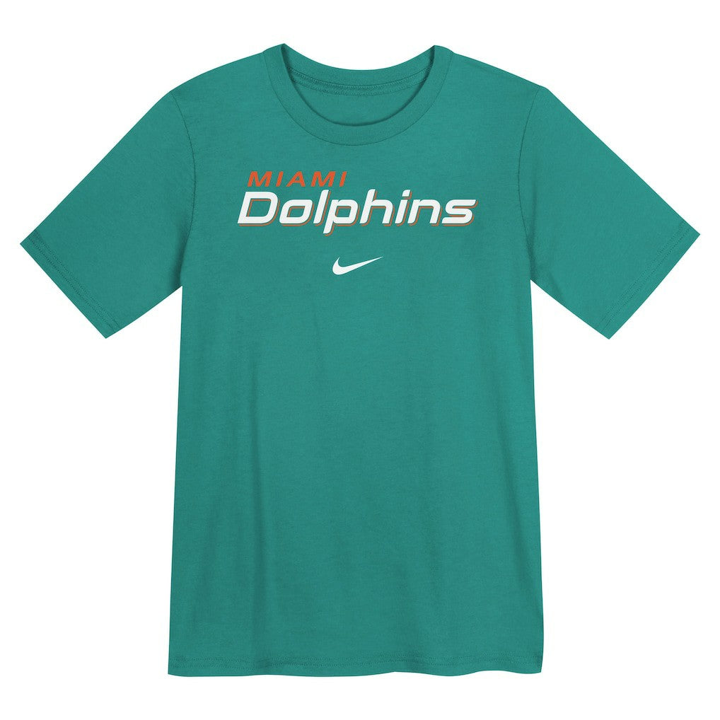 Miami Dolphins Preschool Wordmark T-Shirt - Aqua discount