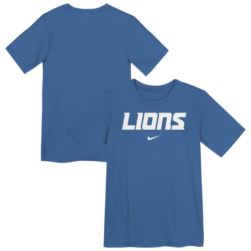 Detroit Lions Preschool Wordmark T-Shirt - Blue online