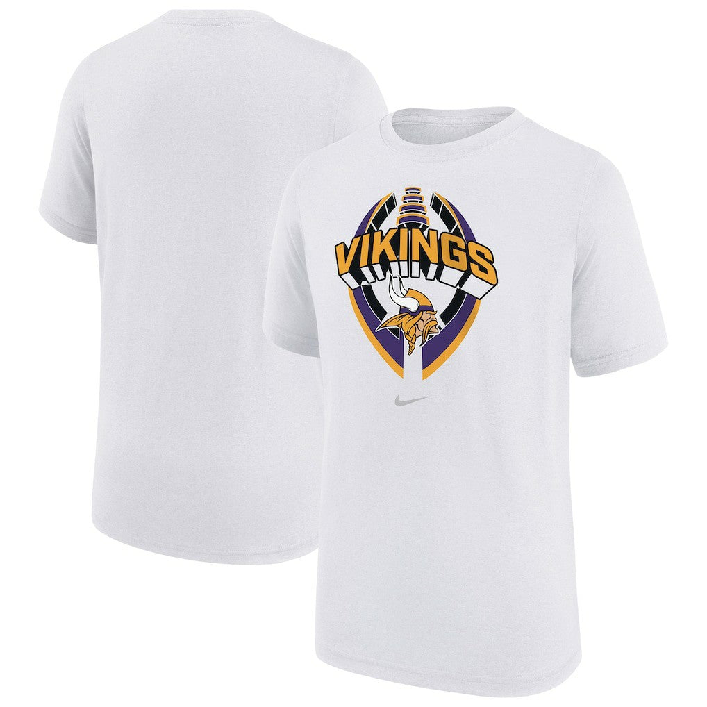 Minnesota Vikings Youth Icon Legend T-Shirt - White sale