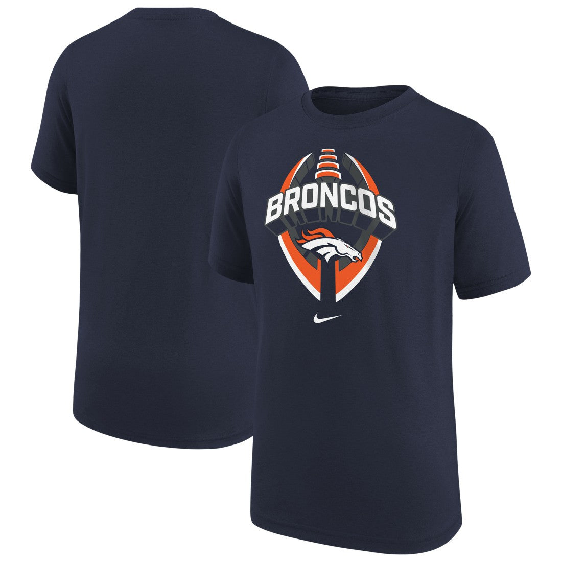 Denver Broncos Youth Icon Legend T-Shirt - Navy cheap