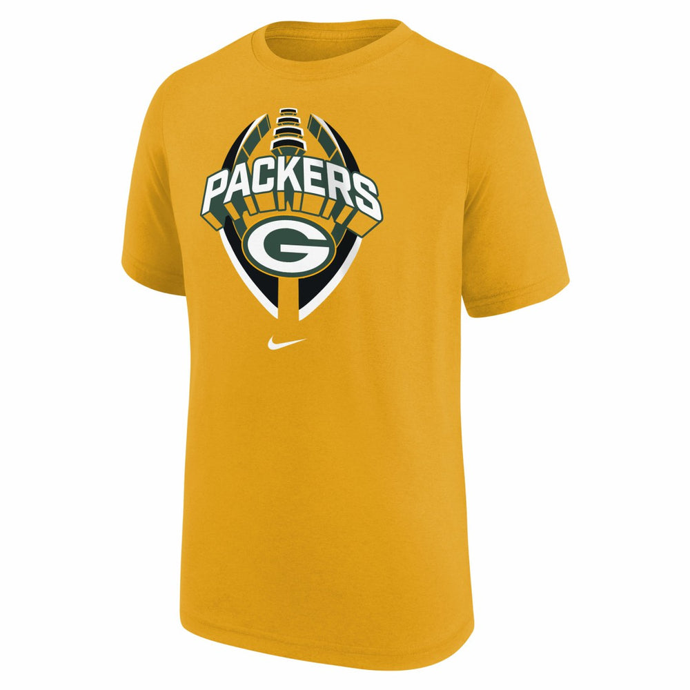 Green Bay Packers Youth Icon Legend T-Shirt - Gold for sale
