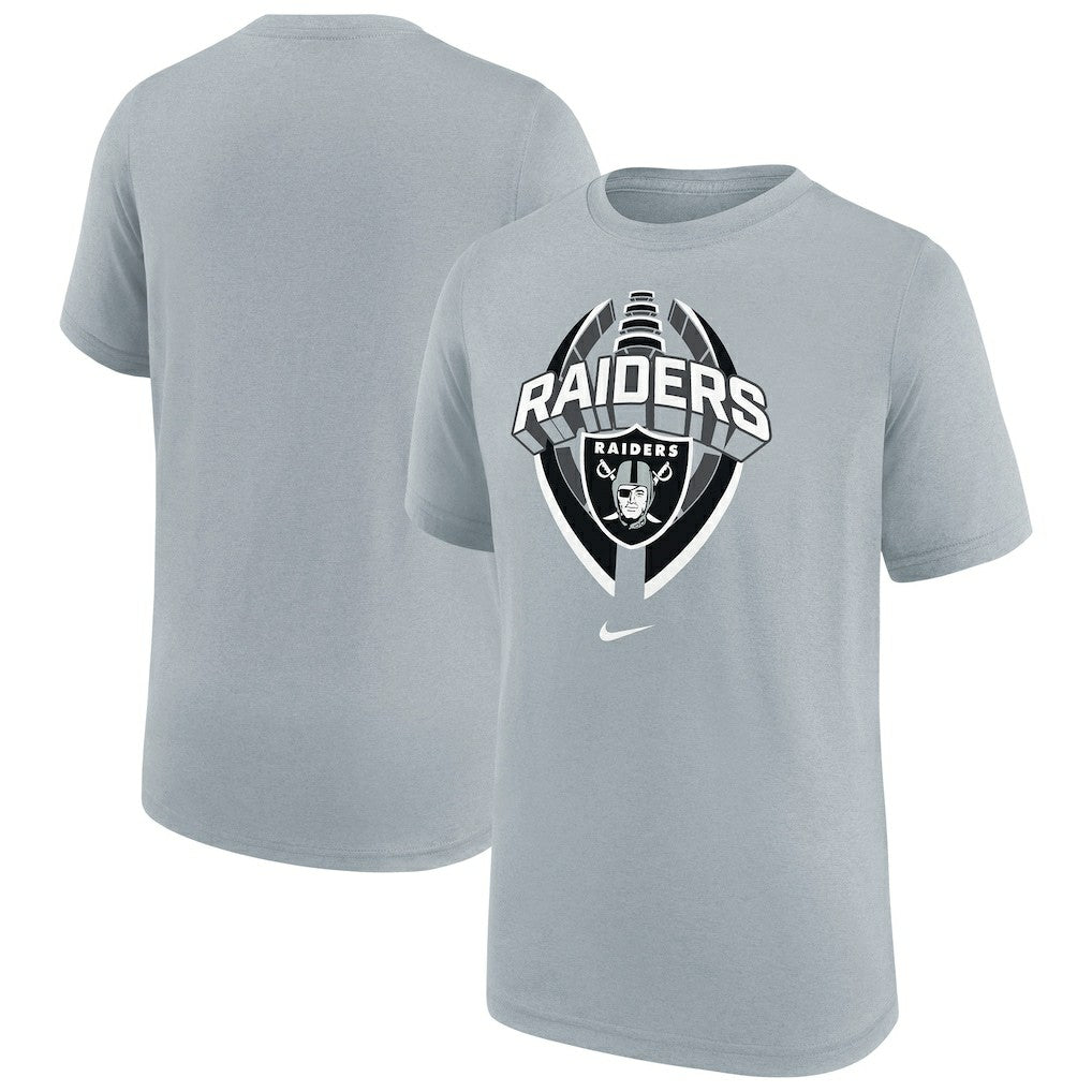 Las Vegas Raiders Youth Icon Legend T-Shirt - Gray cheap