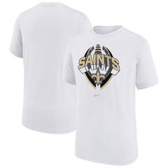 New Orleans Saints Youth Icon Legend T-Shirt - White on sale