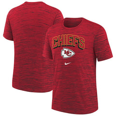 Kansas City Chiefs Youth Sideline Velocity Performance T-Shirt - Red sale