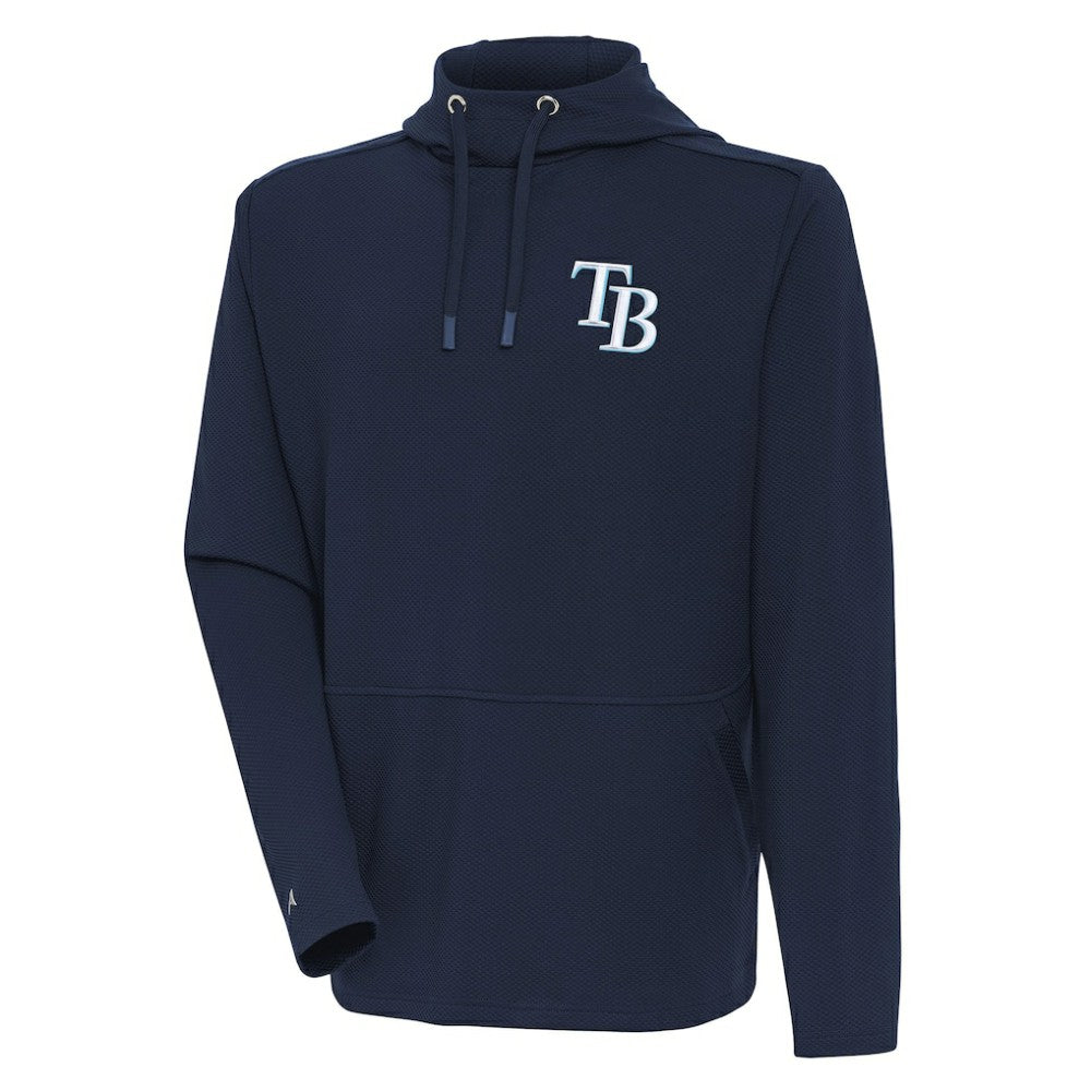 Tampa Bay Rays Antigua Pullover Hoodie Navy