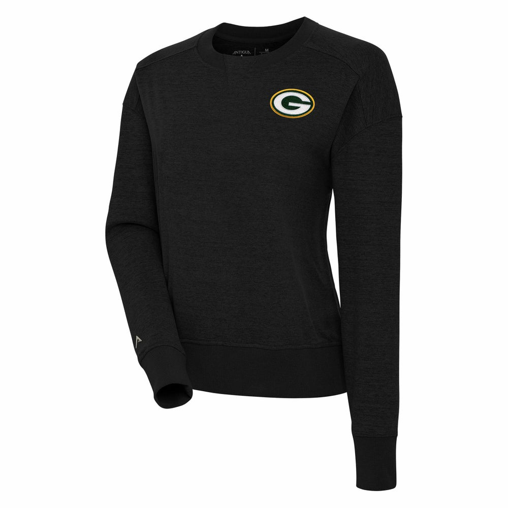 Green Bay Packers Antigua Women's Forward Fleece Pullover Sweatshirt - Black online