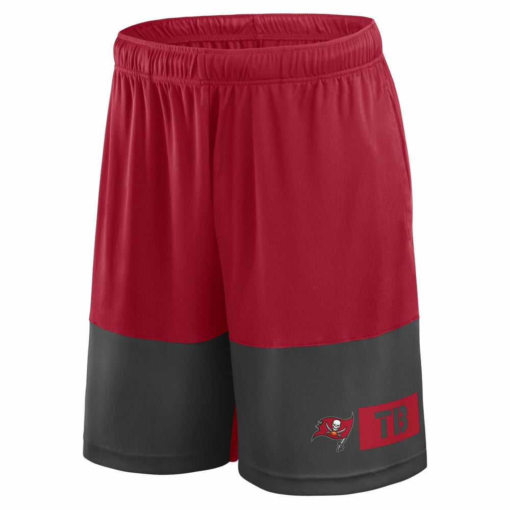 Tampa Bay Buccaneers Big & Tall Best of the Best Performance Shorts - Red/Pewter outlet