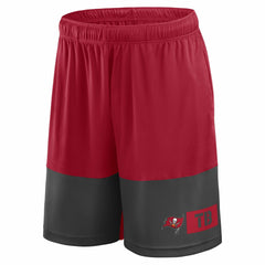 Tampa Bay Buccaneers Big & Tall Best of the Best Performance Shorts - Red/Pewter outlet