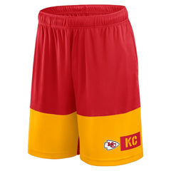 Kansas City Chiefs Big & Tall Best of the Best Performance Shorts - Red/Gold outlet