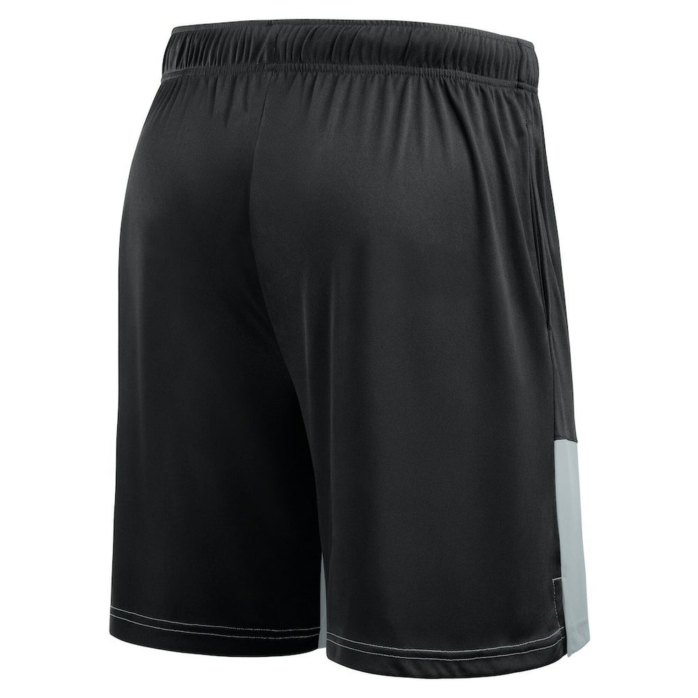 Las Vegas Raiders Big & Tall Best of the Best Performance Shorts - Black/Silver for sale