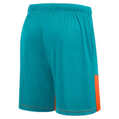 Miami Dolphins Big & Tall Best of the Best Performance Shorts - Aqua/Orange cheap