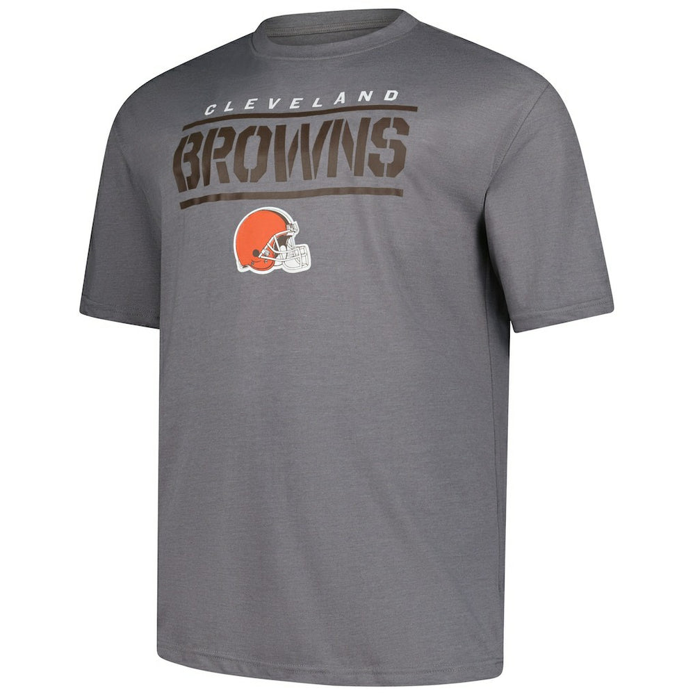 Cleveland Browns Big & Tall Top Notch T-Shirt - Heather Gray online