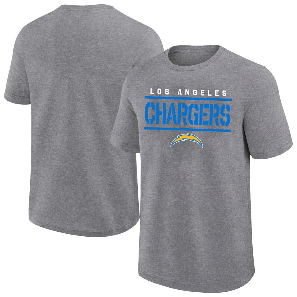 Los Angeles Chargers Big & Tall Top Notch T-Shirt - Heather Gray online
