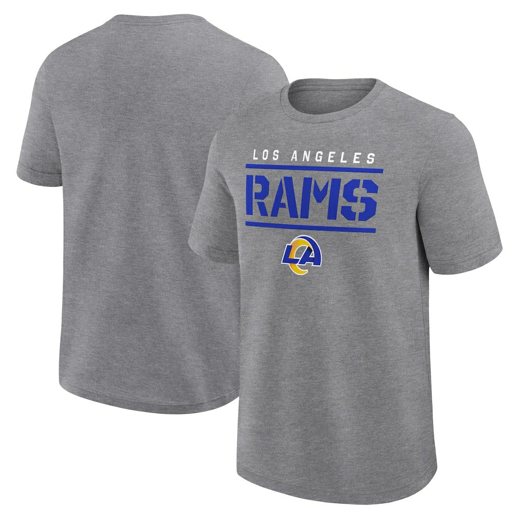 Los Angeles Rams Big & Tall Top Notch T-Shirt - Heather Gray on sale