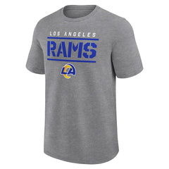 Los Angeles Rams Big & Tall Top Notch T-Shirt - Heather Gray on sale