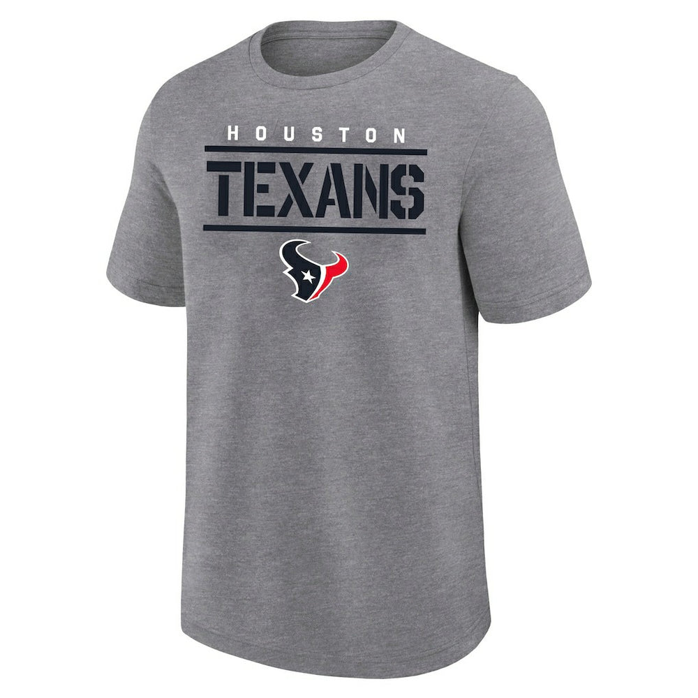 Houston Texans Big & Tall Top Notch T-Shirt - Heather Gray online