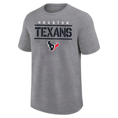 Houston Texans Big & Tall Top Notch T-Shirt - Heather Gray online