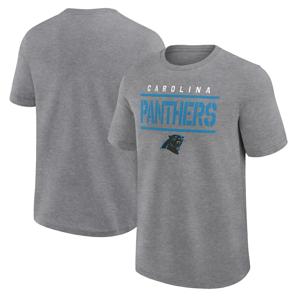 Carolina Panthers Big & Tall Top Notch T-Shirt - Heather Gray on sale