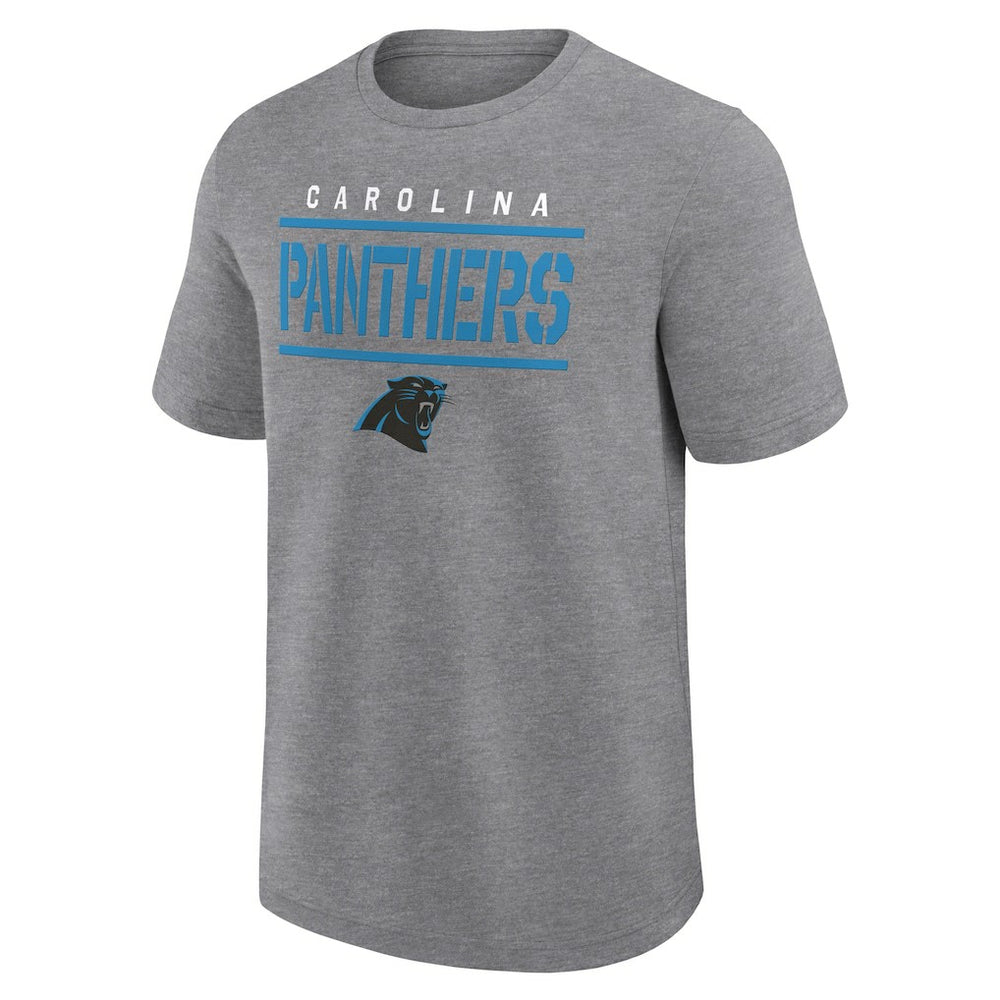 Carolina Panthers Big & Tall Top Notch T-Shirt - Heather Gray on sale