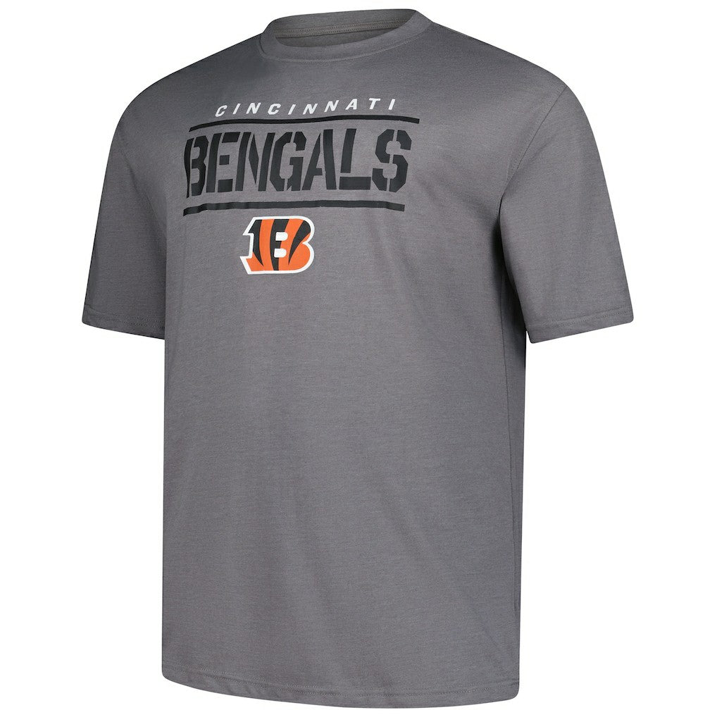 Cincinnati Bengals Big & Tall Top Notch T-Shirt - Heather Gray sale