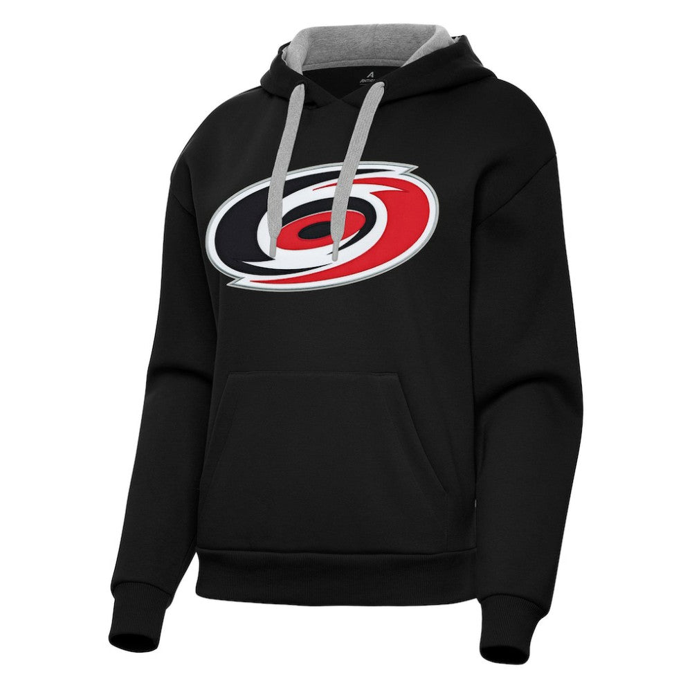 Carolina Hurricanes Antigua Women's Victory Pullover Hoodie - Black Hoodies
