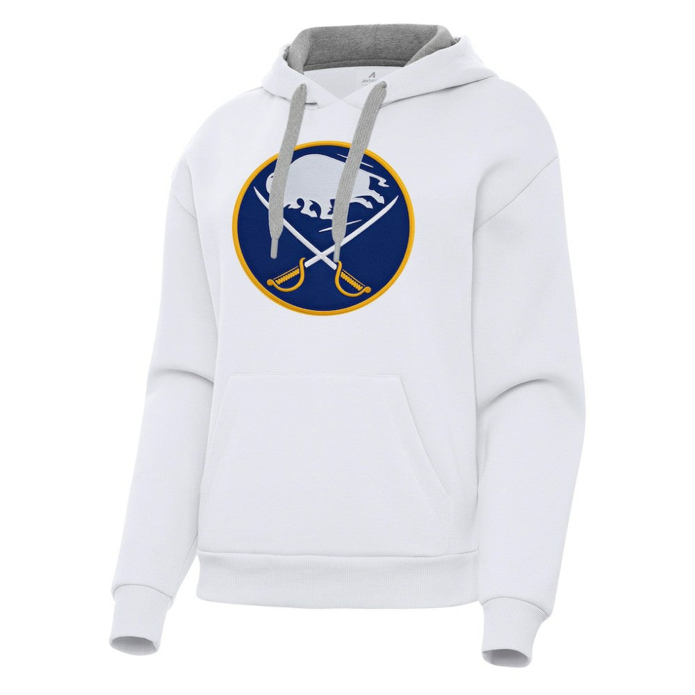 Buffalo Sabres Antigua Women's Victory Pullover Hoodie - White Hoodies
