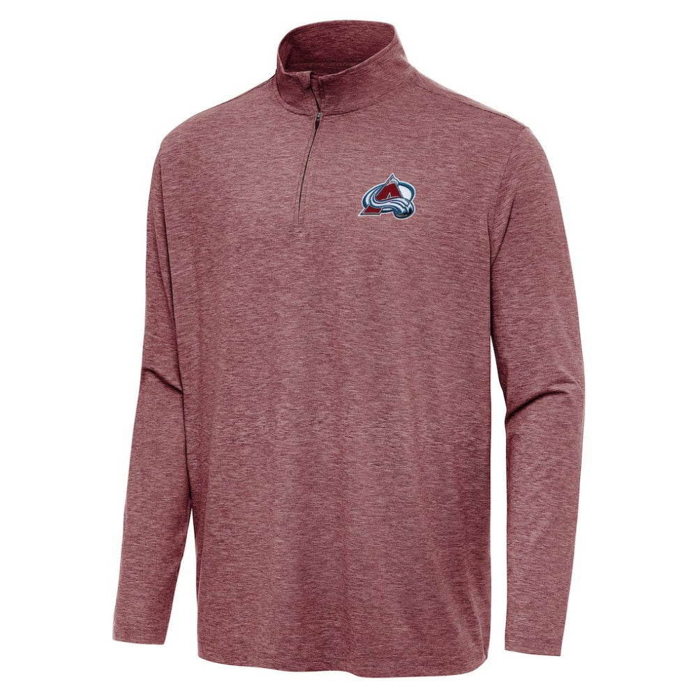 Colorado Avalanche Antigua Hunk Quarter-Zip Top - Burgundy Tops