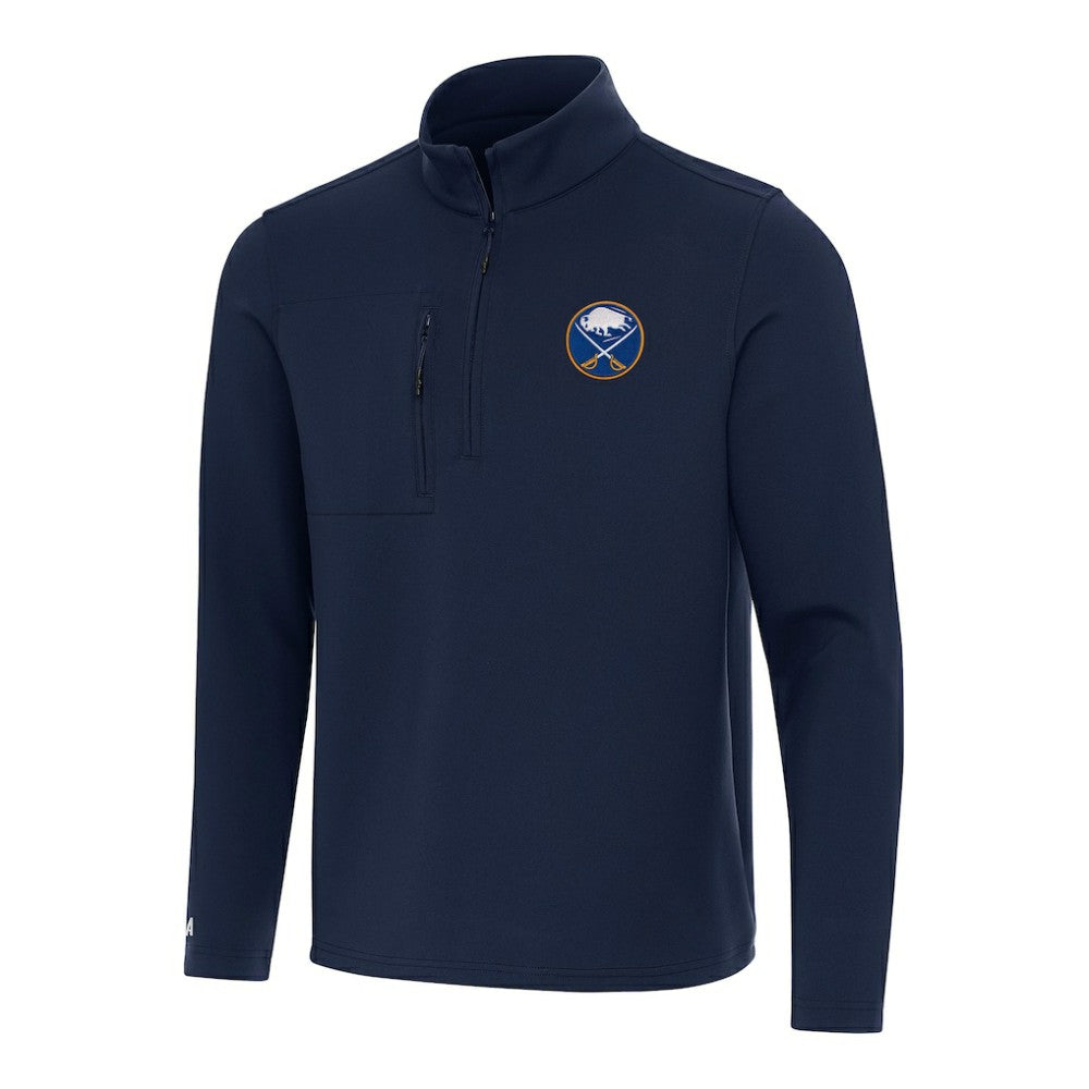 Buffalo Sabres Antigua Insider Quarter-Zip Top - Navy Tops