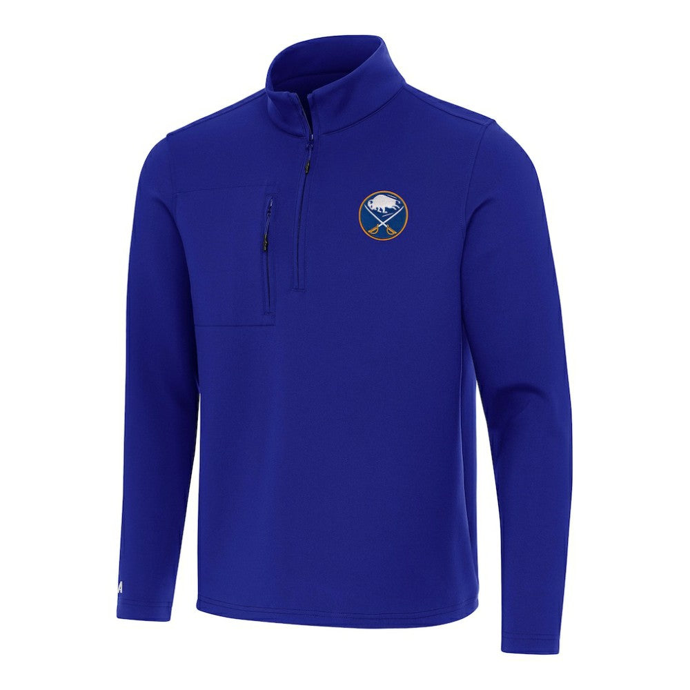 Buffalo Sabres Antigua Insider Quarter-Zip Top - Royal Tops
