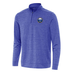 Buffalo Sabres Antigua Bright Quarter-Zip Top - Heather Royal Tops