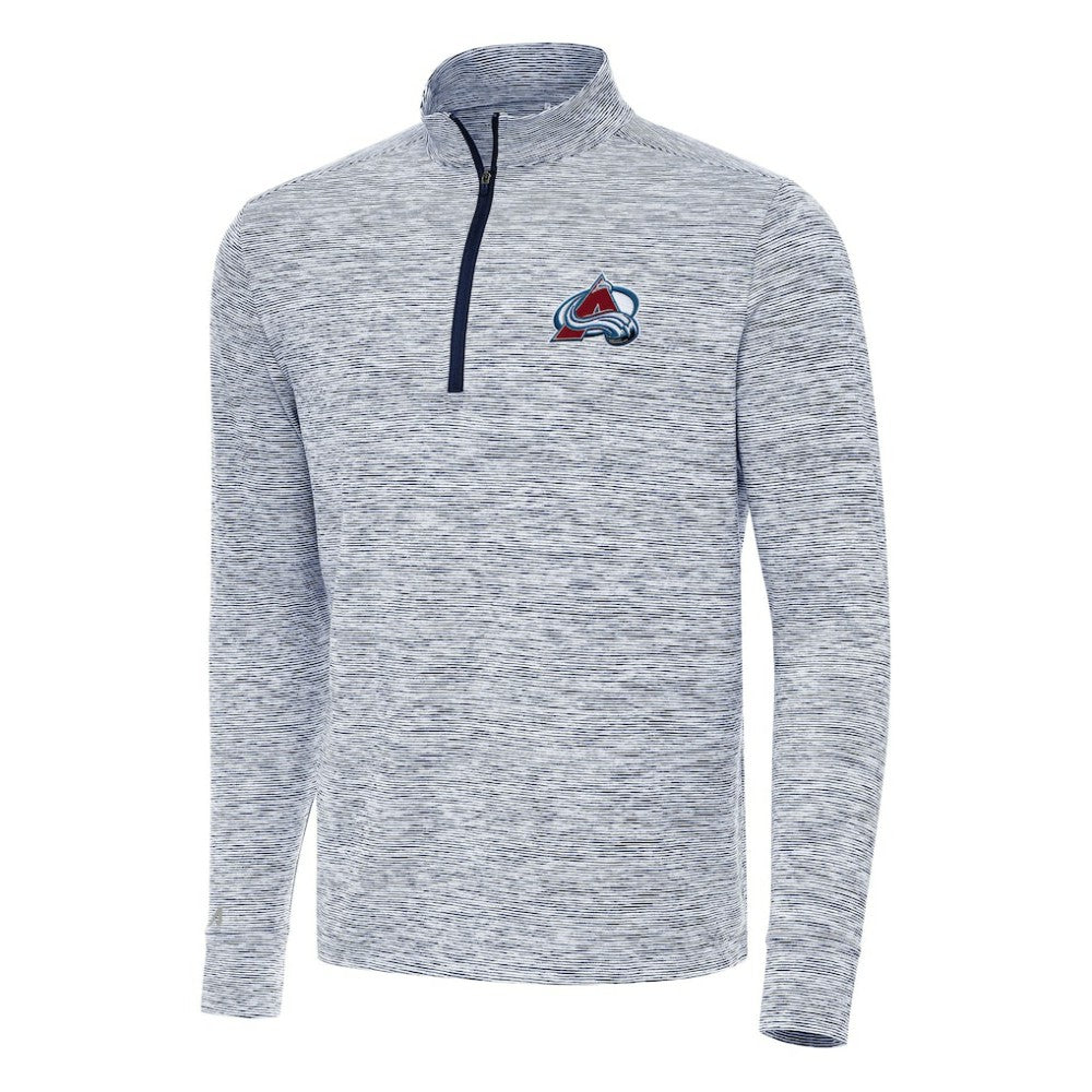 Colorado Avalanche Antigua Cause Quarter-Zip Top - Navy Tops