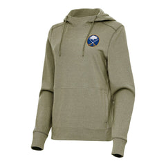 Buffalo Sabres Antigua Women's Justice Pullover Hoodie - Olive Hoodies