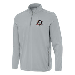Anaheim Ducks Antigua Perilous Quarter-Zip Sweatshirt - Gray Sweatshirts