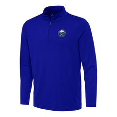 Buffalo Sabres Antigua Reprocess Quarter-Zip Top - Royal Tops