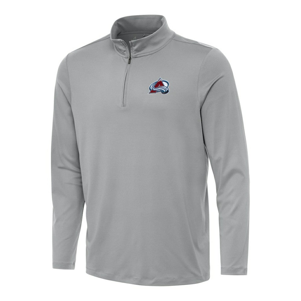 Colorado Avalanche Antigua Reprocess Quarter-Zip Top - Gray Tops