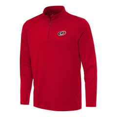 Carolina Hurricanes Antigua Reprocess Quarter-Zip Top - Red Tops