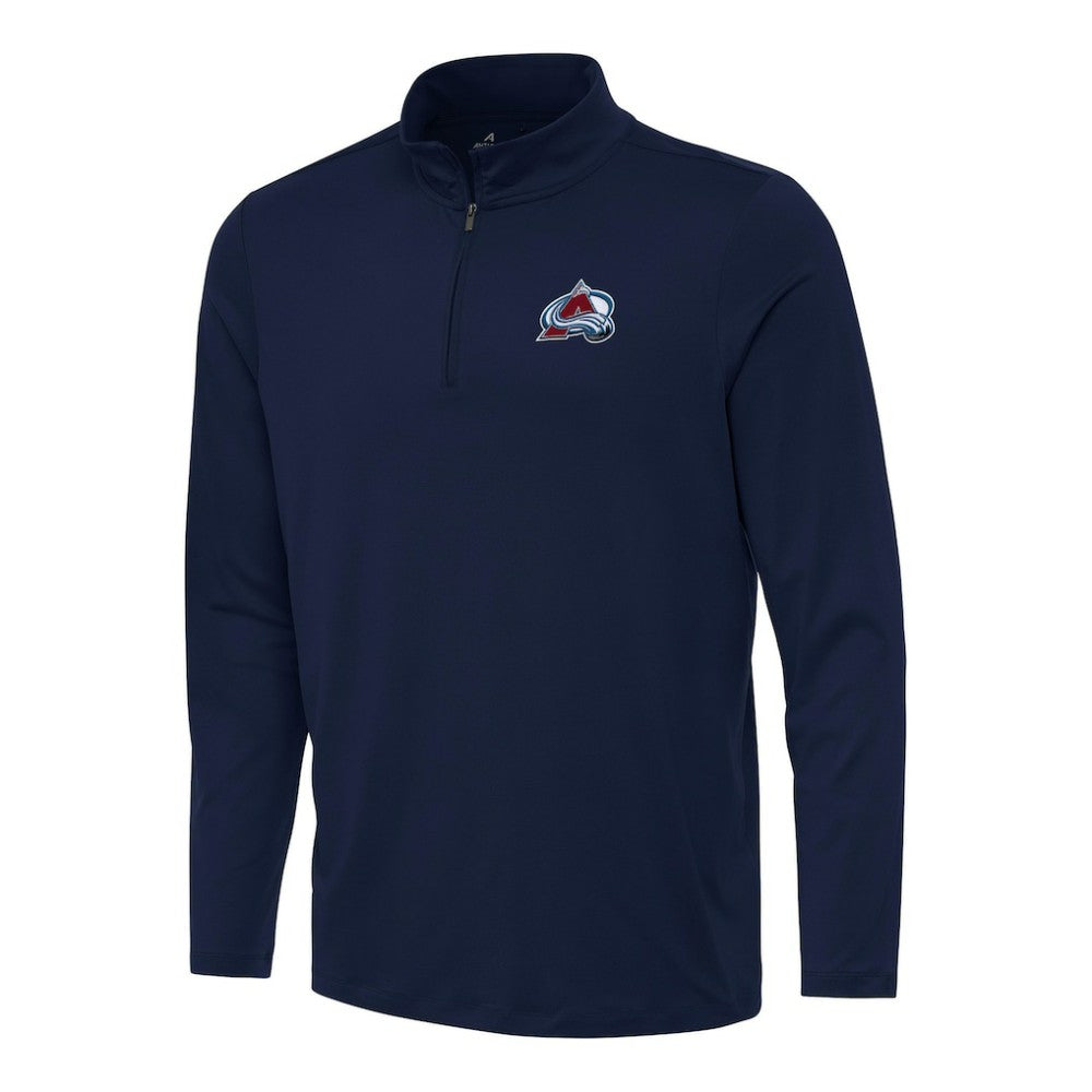 Colorado Avalanche Antigua Reprocess Quarter-Zip Top - Navy Tops