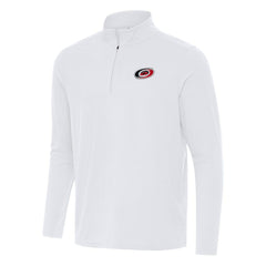 Carolina Hurricanes Antigua Intent Quarter-Zip Top - White Tops