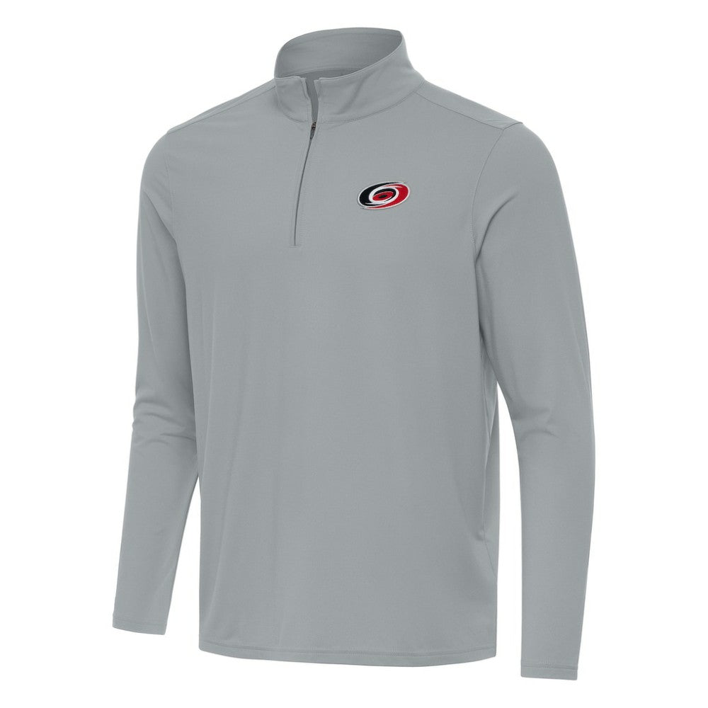 Carolina Hurricanes Antigua Intent Quarter-Zip Top - Gray Tops