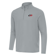 Carolina Hurricanes Antigua Intent Quarter-Zip Top - Gray Tops