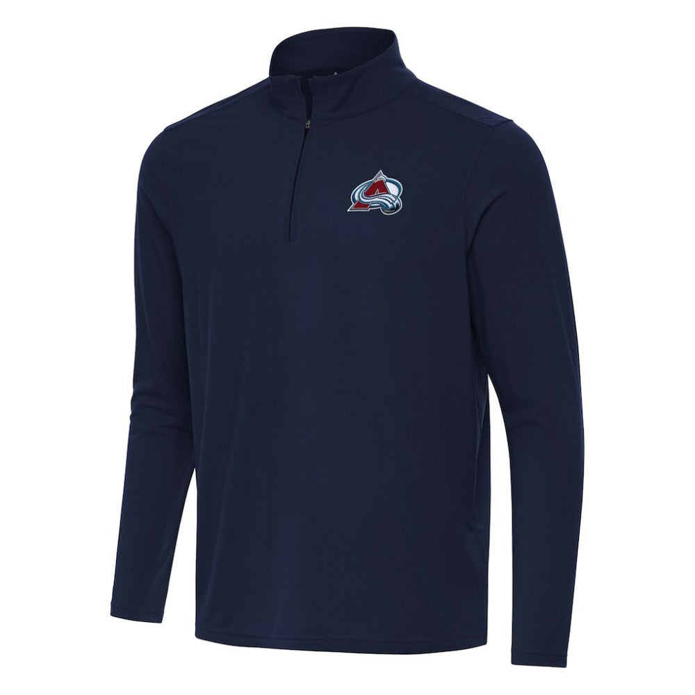 Colorado Avalanche Antigua Intent Quarter-Zip Top - Navy Tops