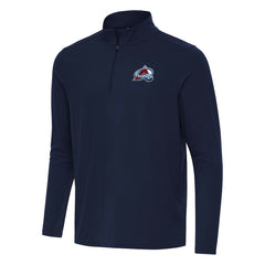 Colorado Avalanche Antigua Intent Quarter-Zip Top - Navy Tops