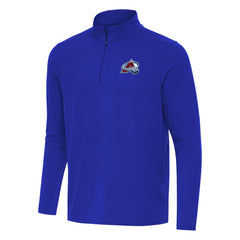 Colorado Avalanche Antigua Intent Quarter-Zip Top - Royal Tops