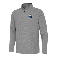 Buffalo Sabres Antigua Twine Quarter-Zip Top - Black Tops