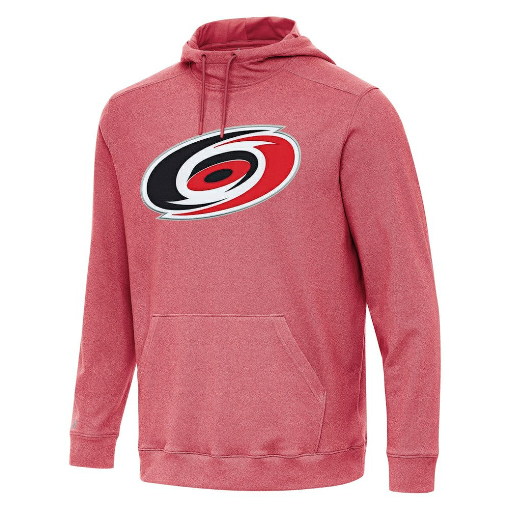 Carolina Hurricanes Antigua Cloud Pullover Hoodie - Heather Red Hoodies