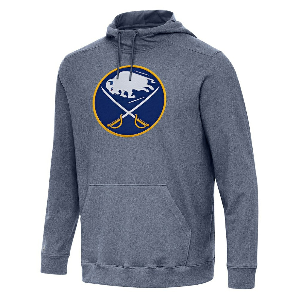 Buffalo Sabres Antigua Cloud Pullover Hoodie - Heather Navy Hoodies
