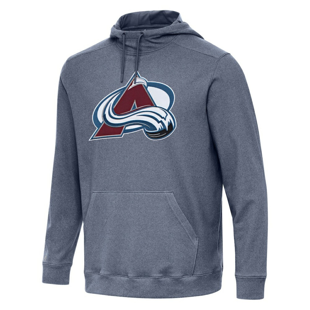 Colorado Avalanche Antigua Cloud Pullover Hoodie - Heather Navy Hoodies